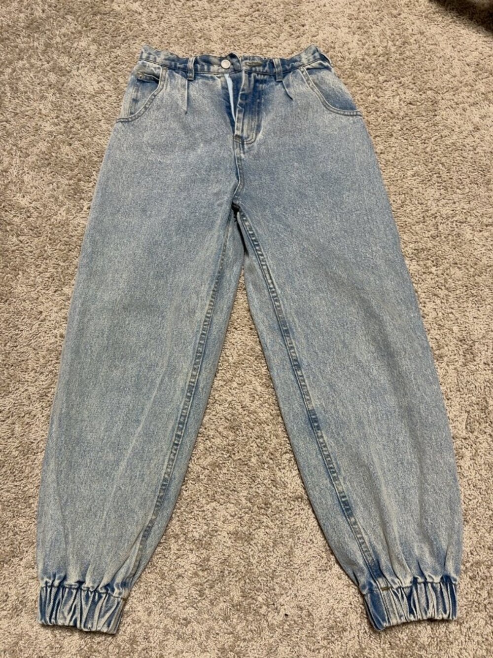JLUXLABEL Light Wash Denim Jogger